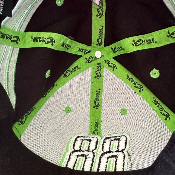 EUC VINTAGE Nascar Hat Cap Strap Back Black Amp Dale Earnhardt Racing Mens 90s - Picture 7 of 8